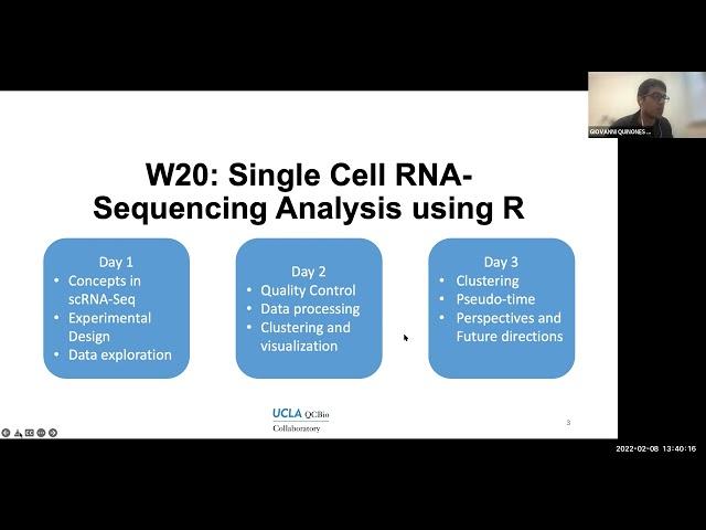 W20: Single Cell RNA-seq with R – Day 1