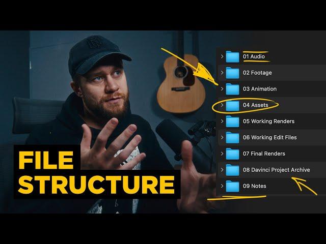 My Video Editing Folder Structure and File Management Template