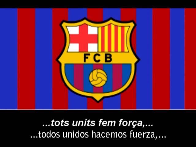 Himne del F.C Barcelona (Lletra) - Himno de F.C Barcelona (Letra)