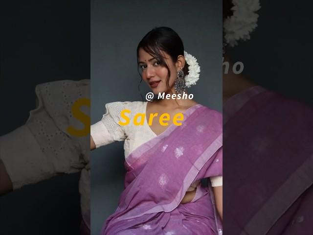 Meesho Saree Haul | Saree for Saraswati Puja 2024 & wedding season | Charchita Sarma #meeshohaul