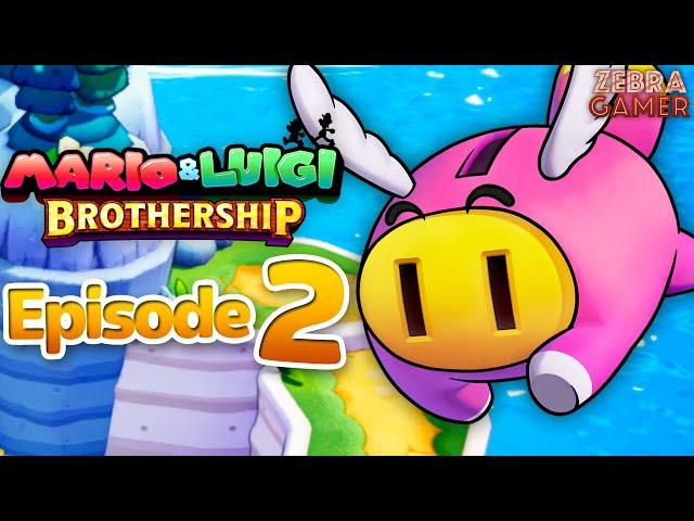 Mario & Luigi Brothership Gameplay Walkthrough Part 2 - Rumbla Island!