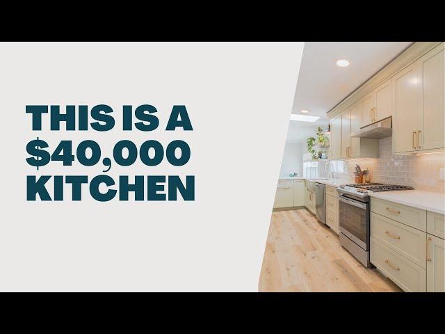 $40,000 Kitchen Renovation - Pricing Breakdown of a Complete Kitchen Remodel