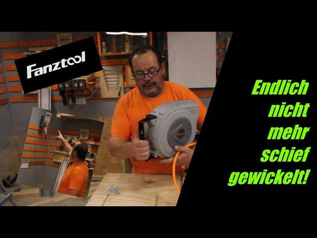 FANZTOOL Druckluftschlauch Aufroller / FANZTOOL  compressed air hose reel / Umbauupdate #werkstatt