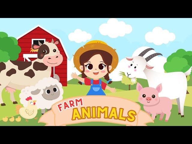 Từ vựng Động Vật Nông Trại trong Tiếng Anh | Âm thanh các con vật | Farm Animals and Sound