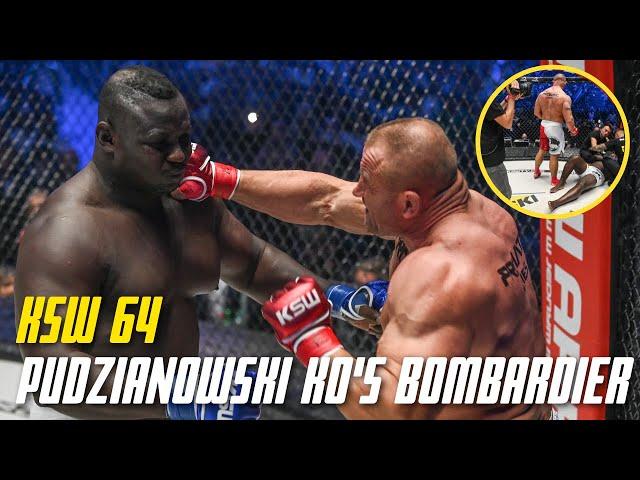 KNOCKOUT!!! Pudzianowski KO's Bombardier - KSW 64