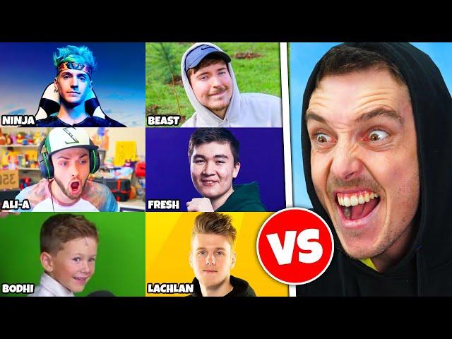 1v1ing EVERYONE (mrbeast/ninja/fresh)