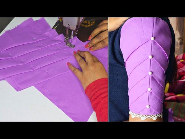 trending sleeves design cutting and stitching 2025 // blouse and kurti sleeves design //Baju design