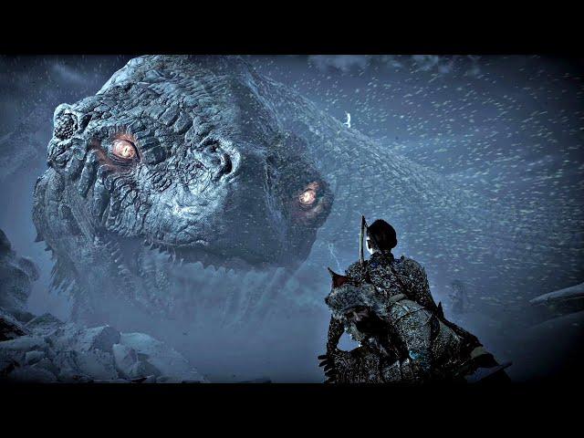 God of War 5 Ragnarok - Atreus Calls The World Serpent Cutscene (4K 60FPS) PS5