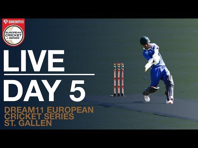 Dream11 European Cricket Series St. Gallen | Day 5