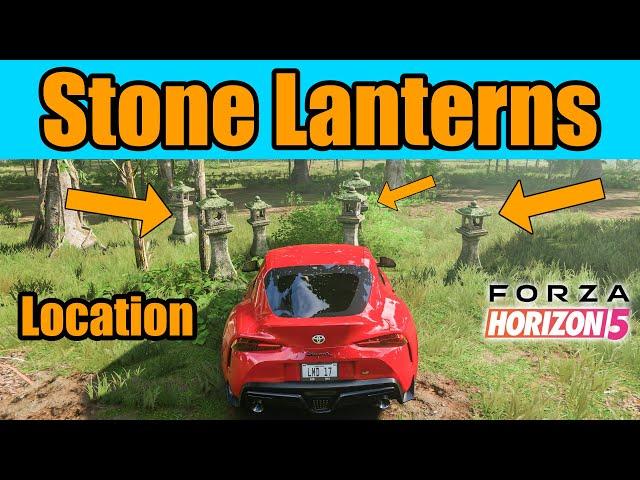 Stone Lanterns Location in Forza Horizon 5 (FH5)