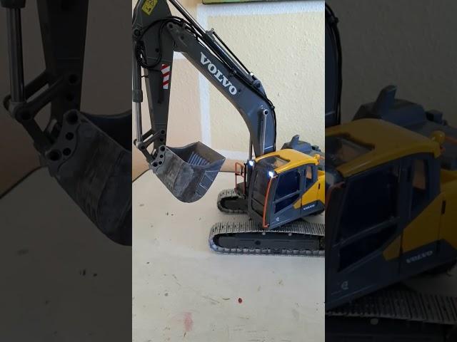 RC Modellbau Sieblöffel aus dem 3d Drucker für RC Volvo EC160 Vollmetallbagger