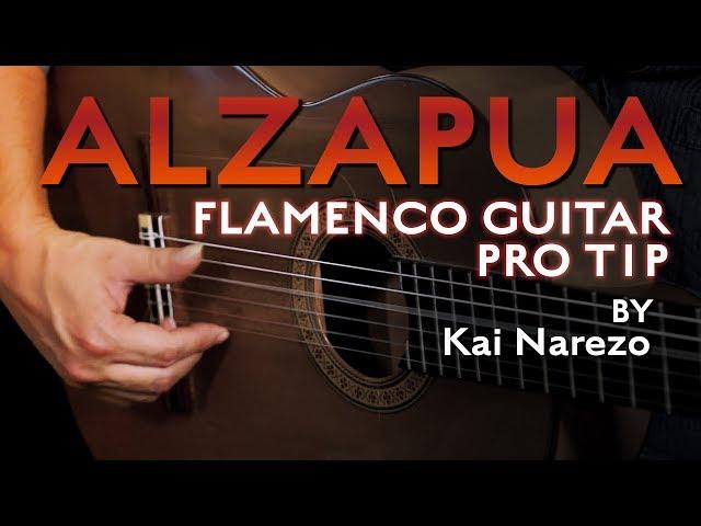 Refine your flamenco guitar alzapua technique - Kai Narezo Pro Tip