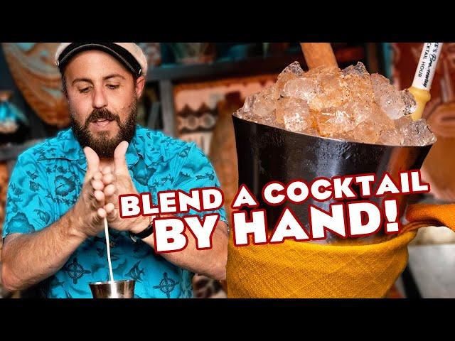 Mixing a 151 Swizzle by hand, I'll show you how!