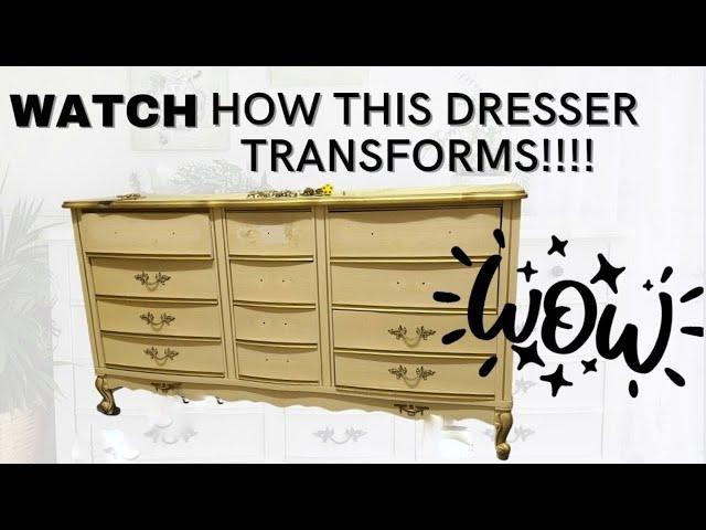 French Provincial Dresser | Furniture Flip | Country Chic Paint