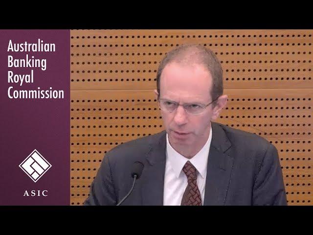 ASIC's Deputy Chair testifies at the Banking Royal Commission