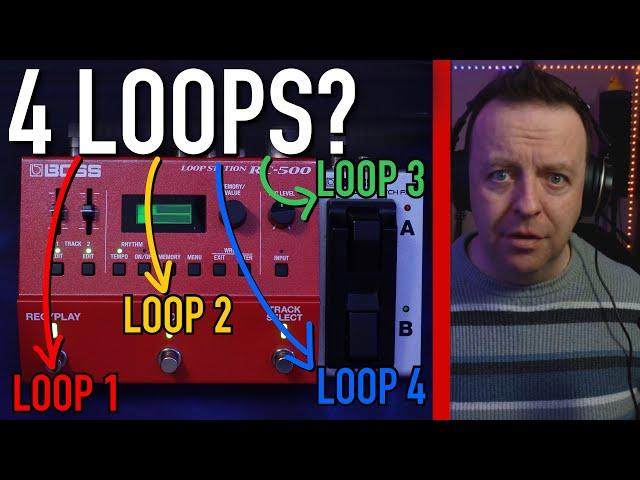 4 Loops on the 2 Track Boss RC-500 Loop Station?