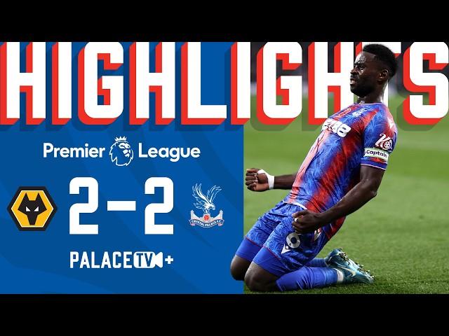 CHALOBAH & GUÉHI SCORE  | Premier League Highlights: Wolves 2-2 Crystal Palace