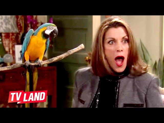 Parrot Says 'F*ck You' to Wendie Malick | Bloopers Part 1 | Hot in Cleveland | TV Land