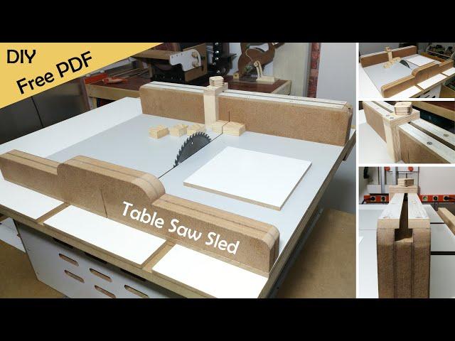 Table Saw Sled / DIY Crosscut - Shortcut Sled