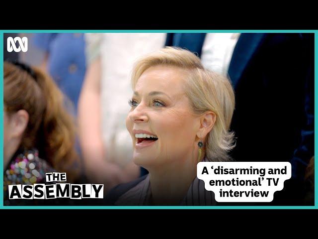 Amanda Keller's most 'disarming and emotional' TV interview | The Assembly | ABC iview