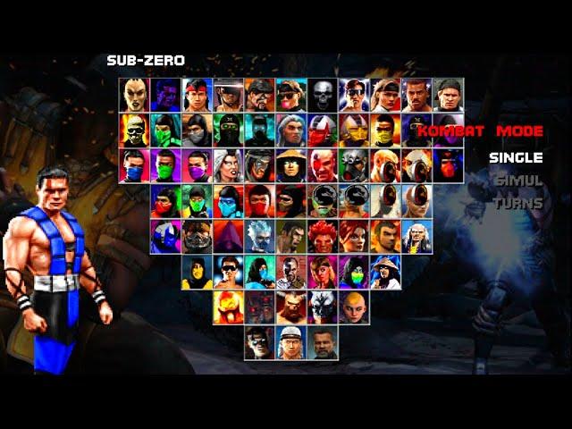 Mortal Kombat The Dragon Tournament Sub Zero Playthrough