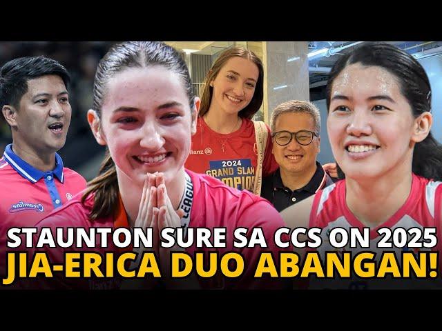 Erica Staunton SUREBOL sa Creamline next year!? Balik Pinas AGAD ON MAY! De Guzman-Staunton DUO!