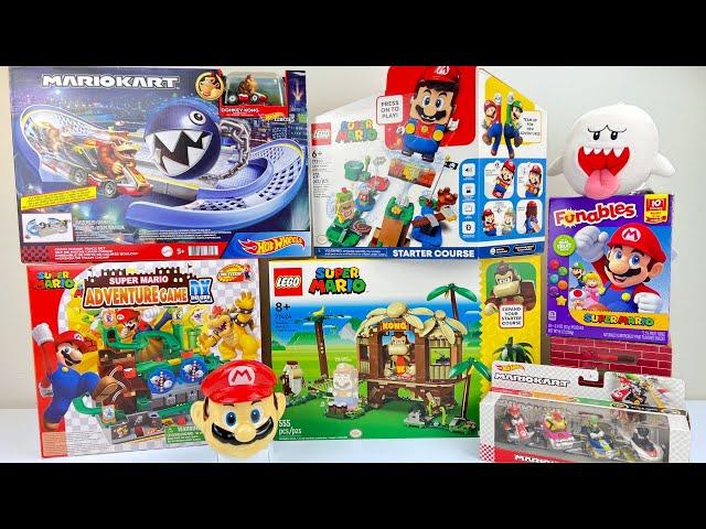 Super Mario Bros Unboxing Review | Hot Wheels Donkey Kong Mario Kart Track Set