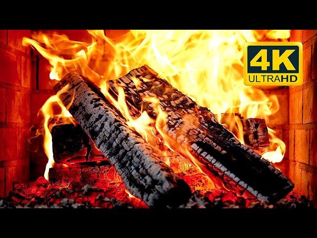  Fireplace 4K (NO ADS). Crackling Fireplace for sleep