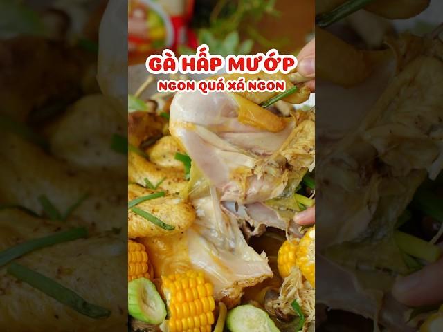 Cách làm Gà Hấp Mướp siêu ngon cho cả nhà cùng ăn| Minn Cookie #MinnCookie #shorts