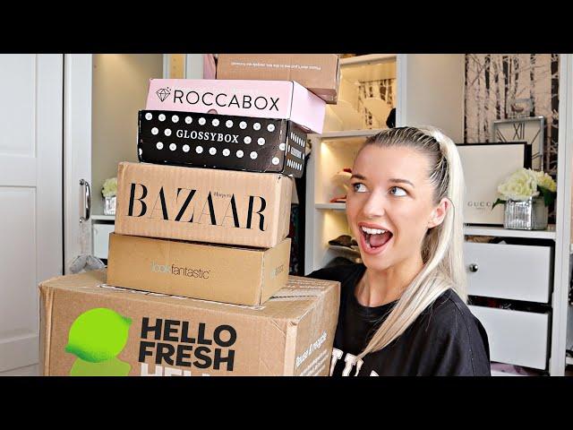 HUGE JUNE/JULY 2021 BEAUTY SUBSCRIPTION BOX UNBOXING / GLOSSYBOX, Birchbox, Look Fantastic + more!