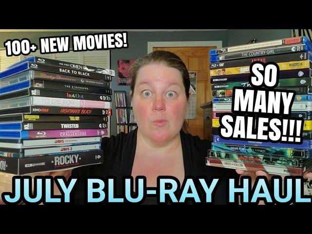 BLU-RAY HAUL JULY 2024!!! My BIGGEST Haul Of The Year So Far!