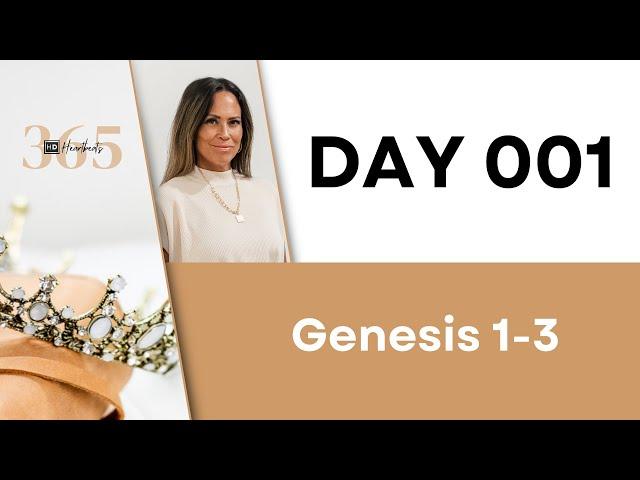 Day 001 Genesis 1-3 | Heartbeat of God | 2025 Bible Study & Commentary