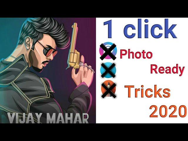 1 click vector art photo Editing App Tutorial|| abhinav editz