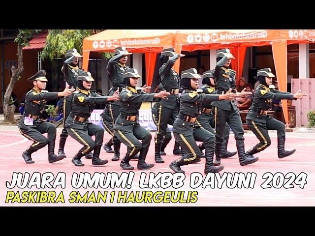 JUARA UMUM! PASKIBRA SMAN 1  HAURGEULIS  (BRATASENA) LKBB DAYUNI 2024