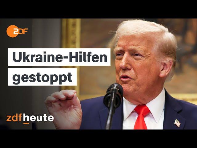 USA setzen Militärhilfen für Ukraine aus