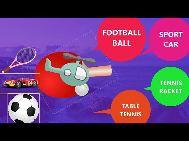 IDENTIFY SPORT, SPORTS TERMINOLOGY FOR KIDS, Learn sports with animation @abcdrhyme