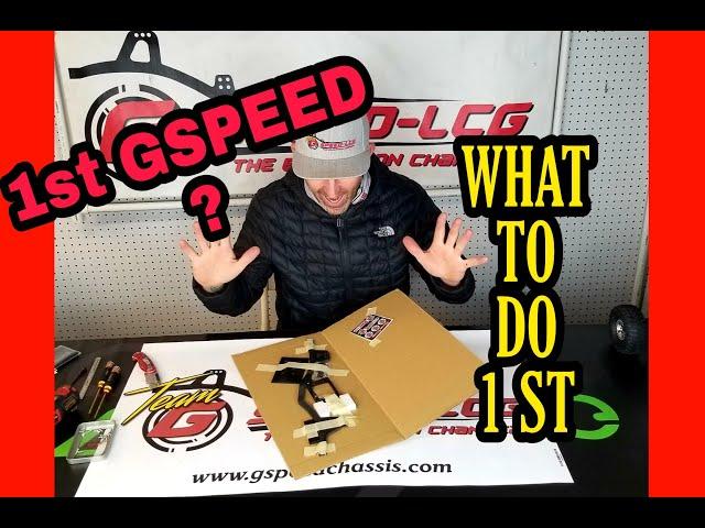 GSPEED Chassis unboxing and what to do 1st. Spacers not included