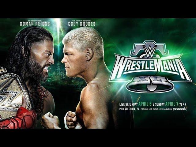 FULL MATCH — Roman Reigns vs. Cody Rhodes - Undisputed Championship Match : WWE WRESTLEMANIA 40 2024