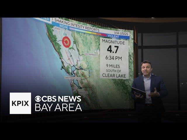 4.7 earthquake strikes Northern California's Lake County on New Year's Day