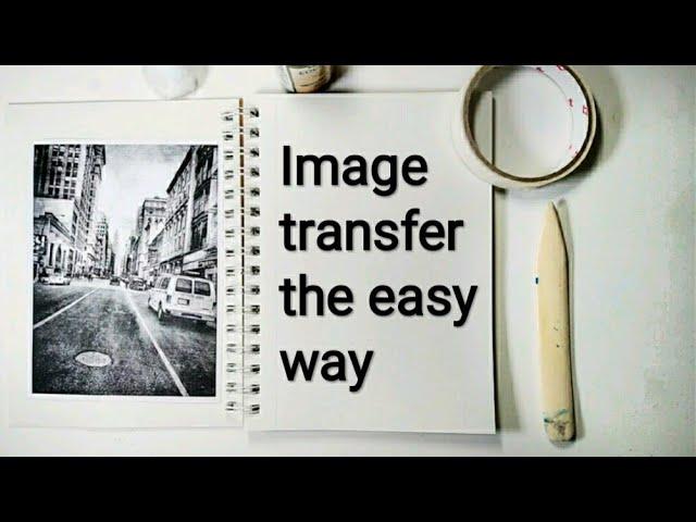 5 minutes photo SOLVENT transfer (great idea for your journal!)