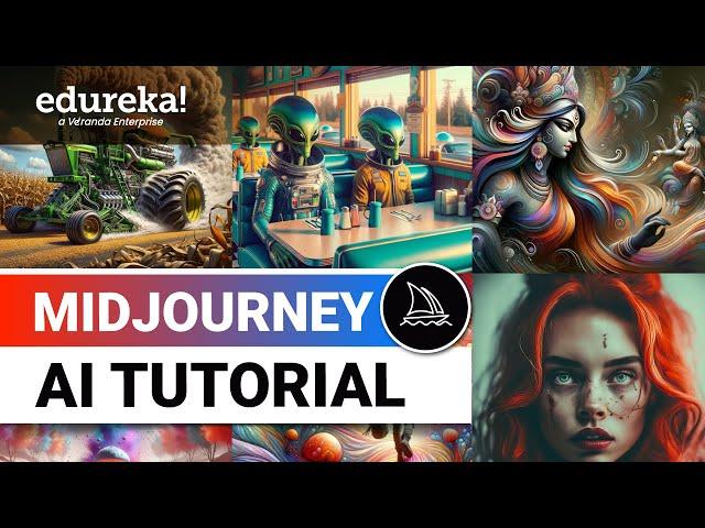 Midjourney AI Tutorial | Learn How To Use Midjourney AI Under 10 Minutes | Midjourney AI | Edureka