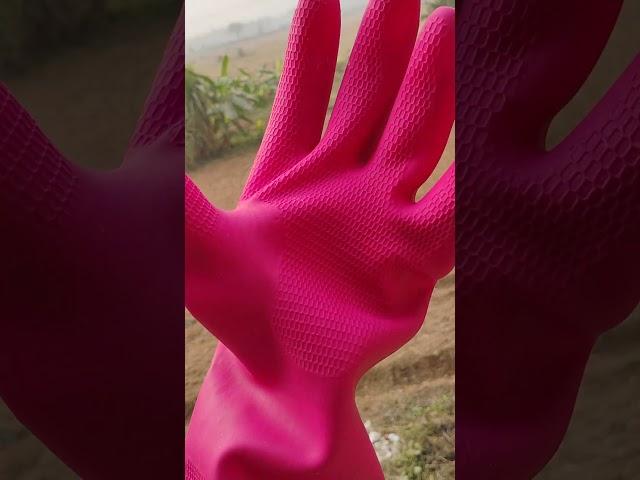 Household rubber gloves. We believe in quality#industrial#handcare#shorts