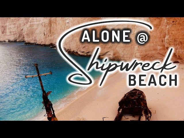 WOW! ALONE at Shipwreck Beach Zakynthos [Ep.14] Sailing Greece Ionian Islands - Sailing SV CUBA