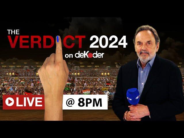 Election Results Live with Prannoy Roy & Team | The Verdict 2024 on deKoder | #ResultsWithdeKoder