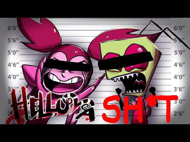 Hazbin Hotel and Helluva Boss voice actors cursing but its more characters (an animation)