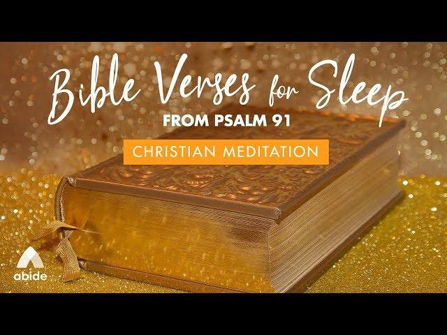 Psalm 91: Bible Verses for Sleep with Relaxing Music | Let Go & Be Still with Angels To Protect You