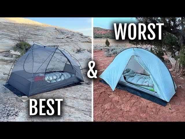 The Best and Worst Backpacking Tents Of 2022!