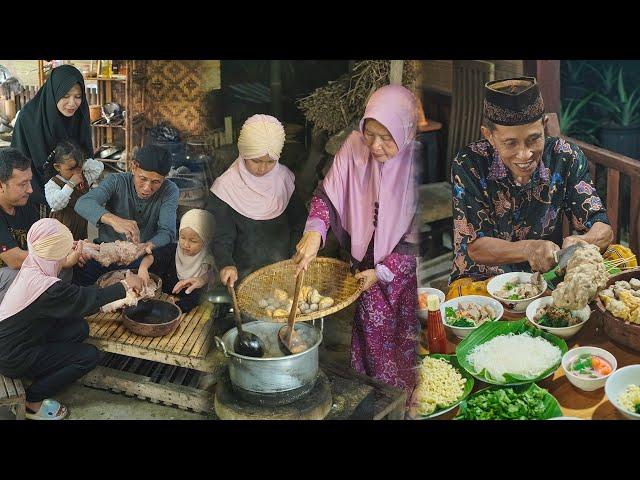 Memetik Sawi Bersama Cucu | Masak Bakso Jumbo, Bakso Bakar, dan Es Buah Segar | Kampung Halaman