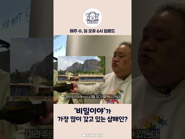 비밀이야가 가장 많이 갖고 있는 샴페인? #shorts