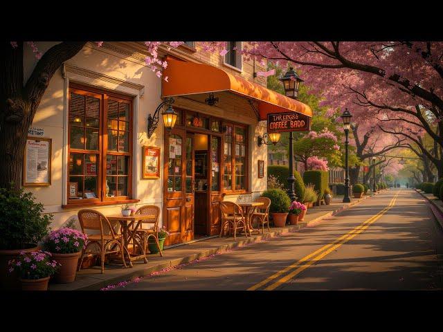 Spring Coffee Shop Music  Smooth Jazz Background Music for Studying, Working, Morning